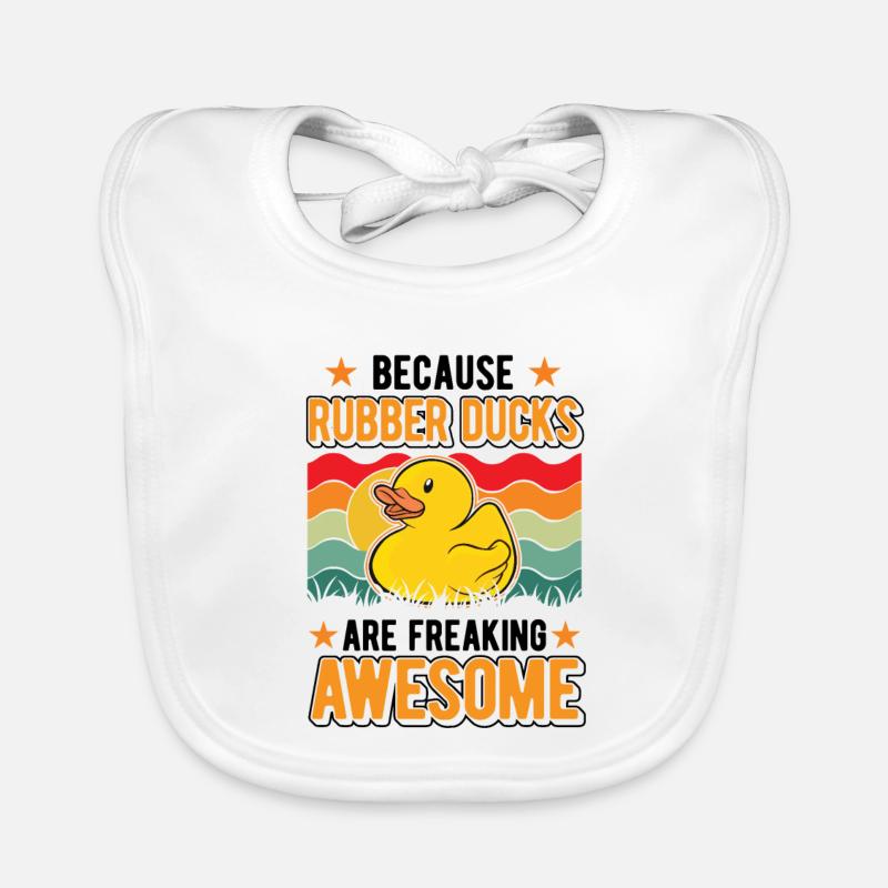 Because Rubber Ducks are freaking awesome Baby Bio-Lätzchen