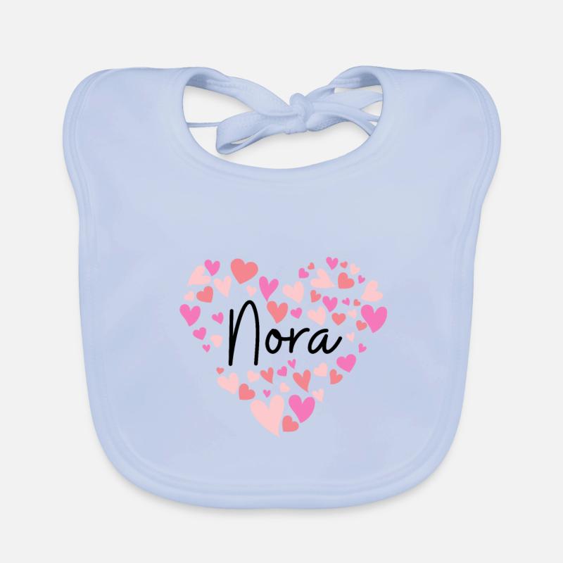 Ich liebe Nora Baby Bio-Lätzchen