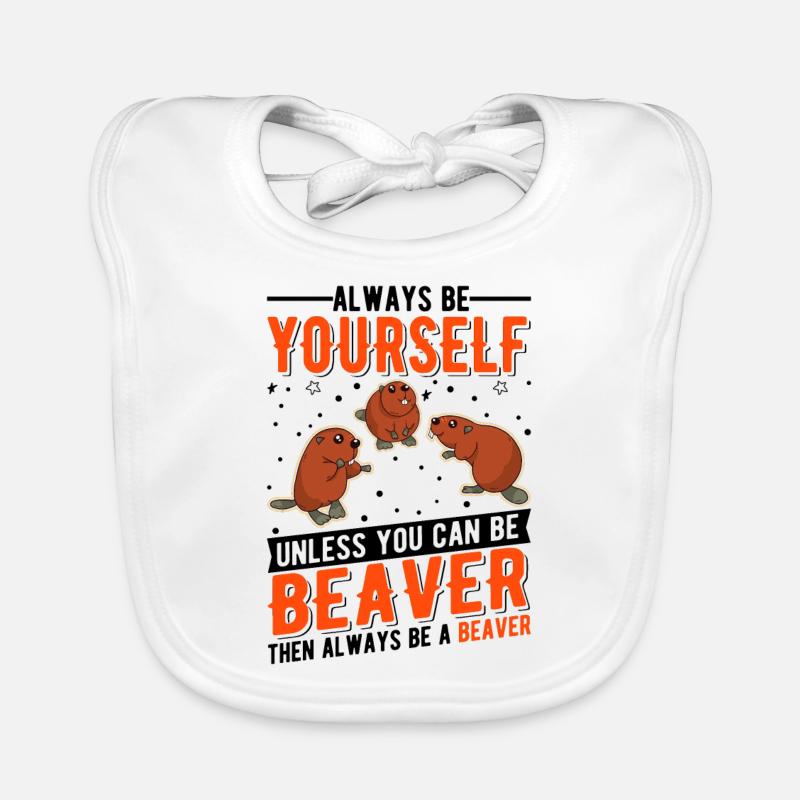 Beaver Beaver Dam Beaver Organic Baby Bibs