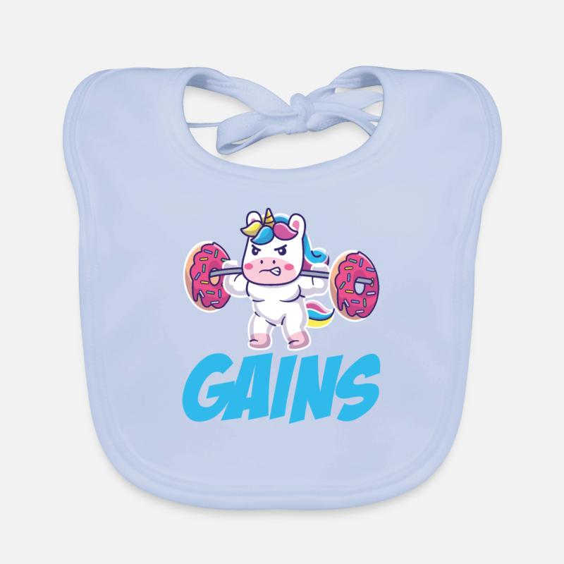 Einhorn Einnahmen Baby Bio-Lätzchen
