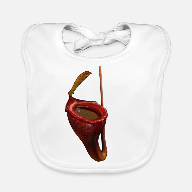 Nepenthes jamban - Bavoir bio Bébé - blanc