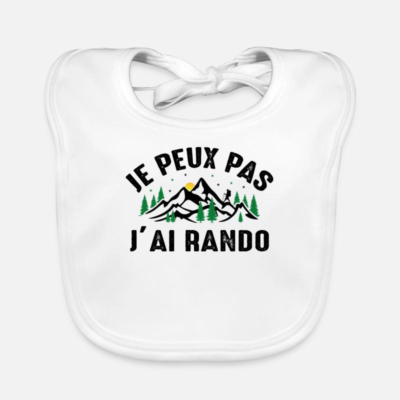 Je Peux Pas J'ai Rando Bavoir bio Bébé