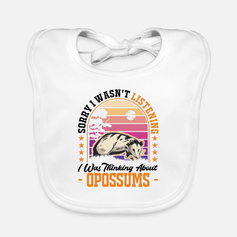 Opossum Geschenk Possum Beutelratte Baby Bio-Lätzchen