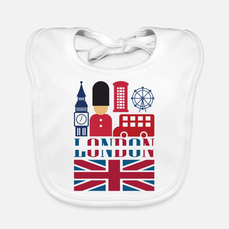 Londres Bavoir bio Bébé