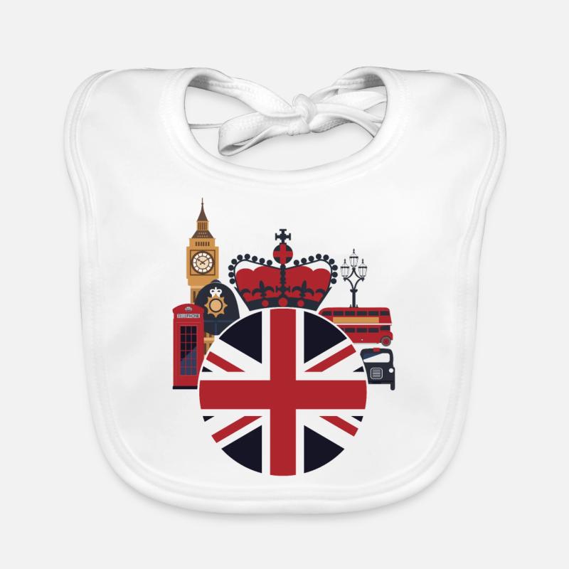 Londres Bavoir bio Bébé