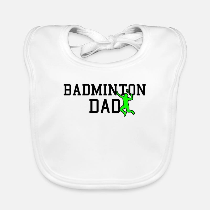 papa badminton Bavoir bio Bébé