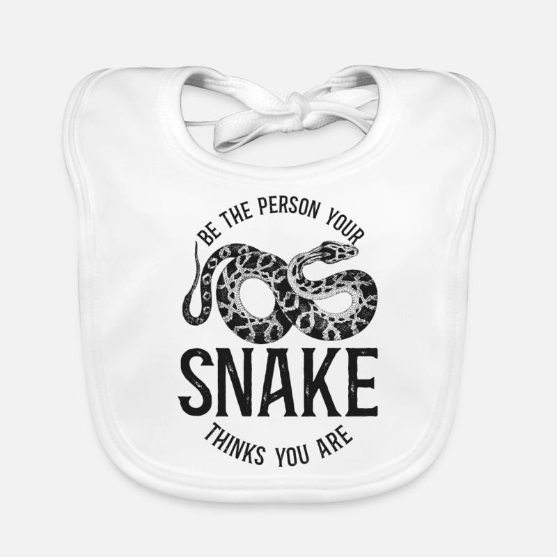 Serpent Serpent Vintage Soyez le Bavoir bio Bébé