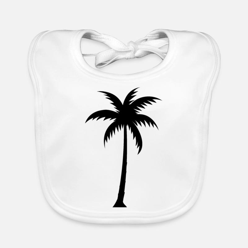 Palmen Baby Bio-Lätzchen