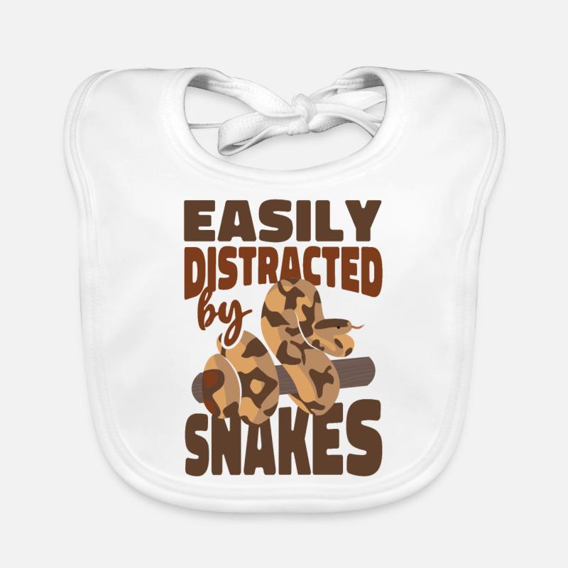 Serpent facilement distrait par Bavoir bio Bébé