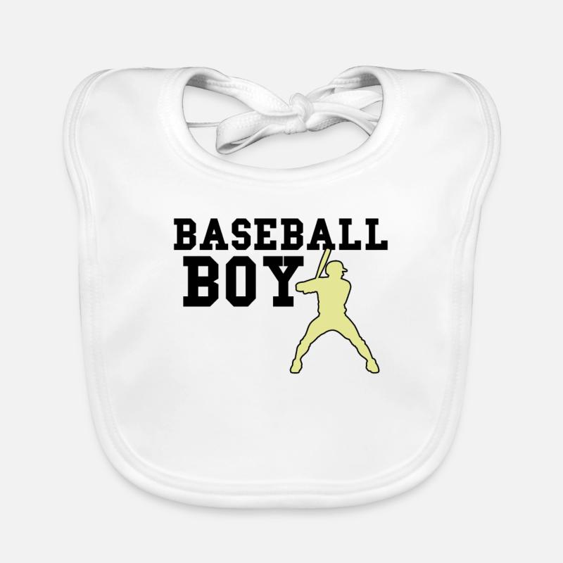 garçon de baseball Bavoir bio Bébé