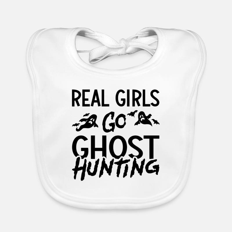 Ghost Hunter Creepy Ghost Hunt Idée cadeau Bavoir bio Bébé