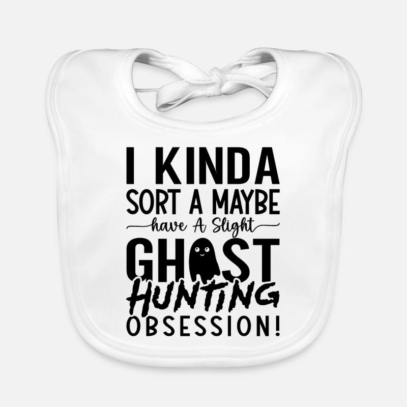 Ghost Hunt Creepy Ghost Hunter Idée cadeau Bavoir bio Bébé