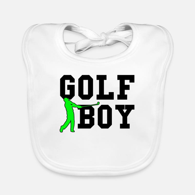garçon de golf Bavoir bio Bébé