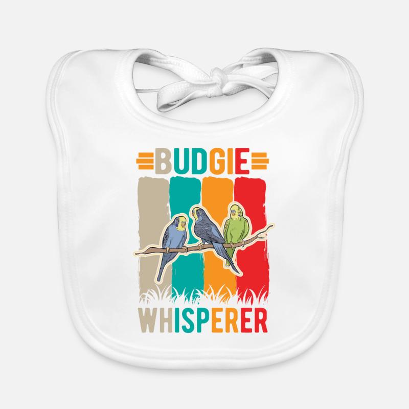 Perruche Budgerigar Whisperer Welli Bavoir bio Bébé