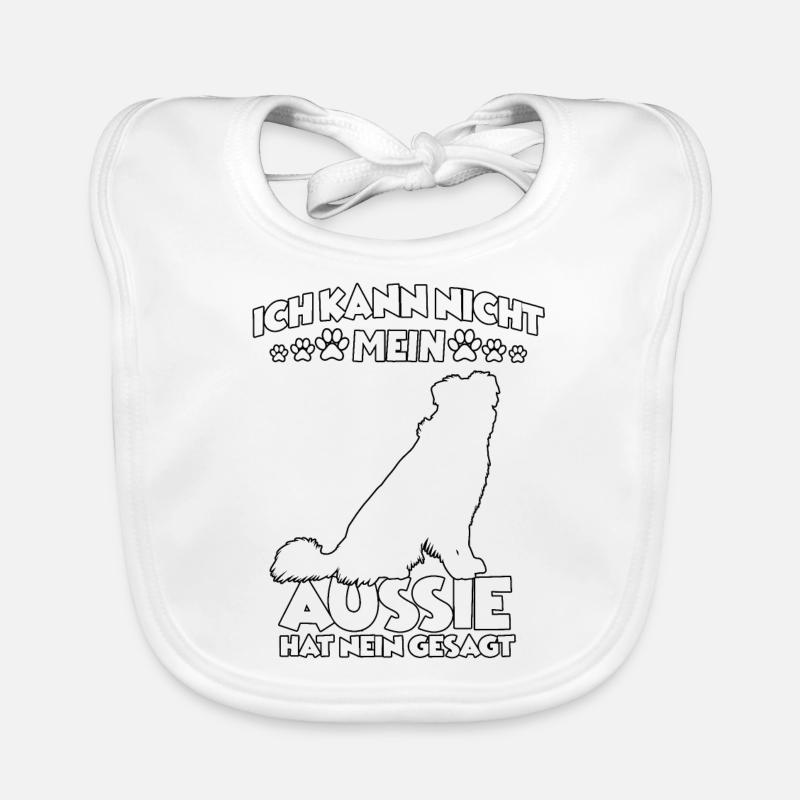 Australian Shepherd Hundeschule Aussie Gassi Baby Bio-Lätzchen