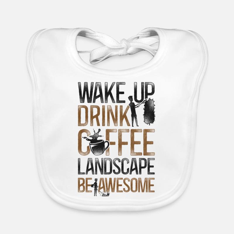 Landscaper Landscaping Landscape Organic Baby Bibs