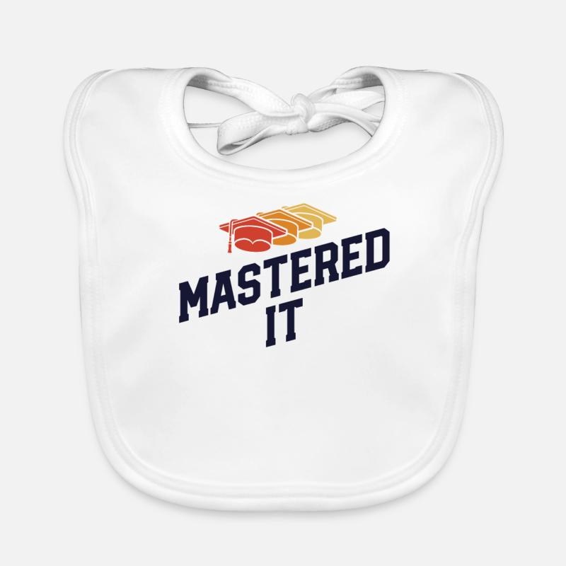 Mastered It Masters Abschlussfeier Baby Bio-Lätzchen