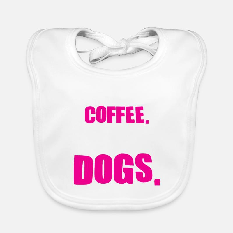 weekends coffee dogs Baby Bio-Lätzchen