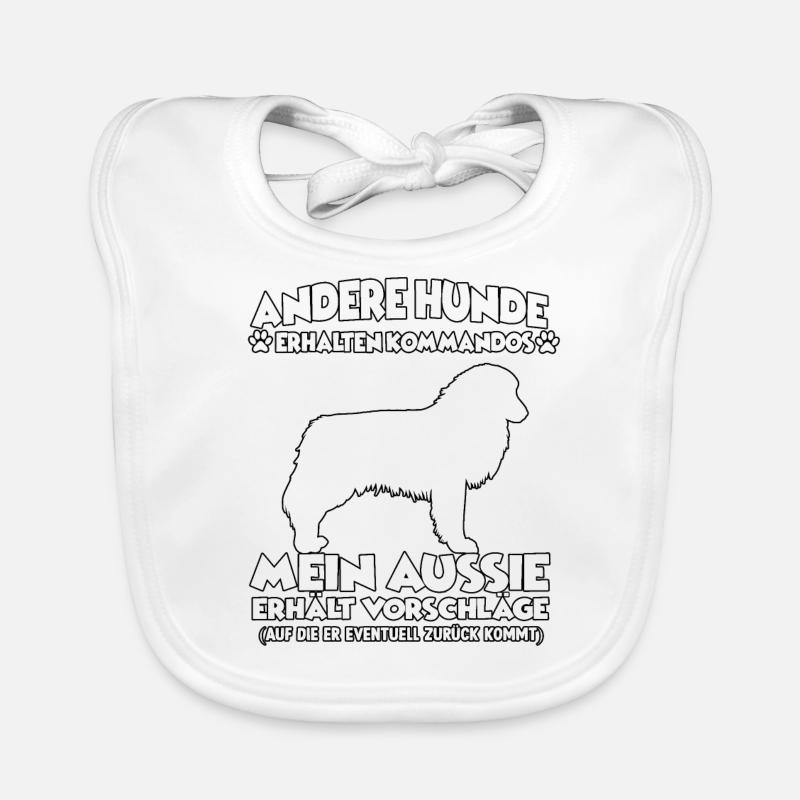 Witziges Australian Shepherd Hundetraining Hunde Baby Bio-Lätzchen