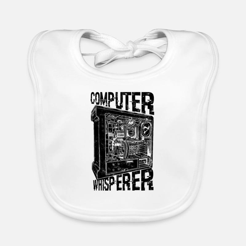 Computer Whisperer - Sécurité Internet Bavoir bio Bébé