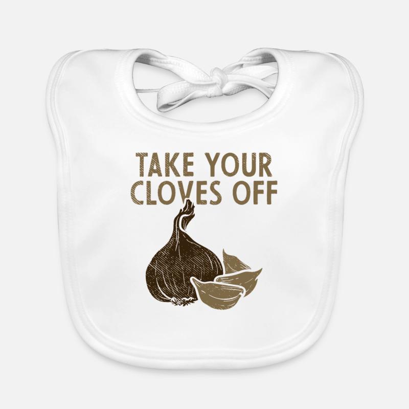 Garlic Plant Organic Baby Bibs