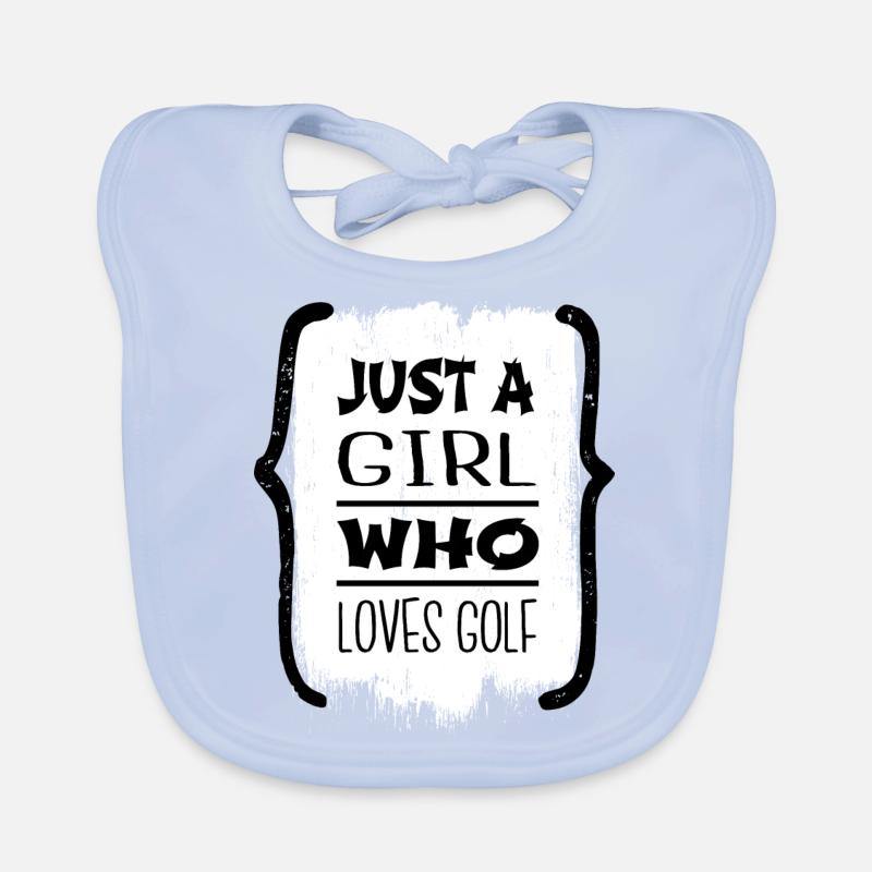 funnygolfgift dictons funnygolfquote idée actuelle Bavoir bio Bébé