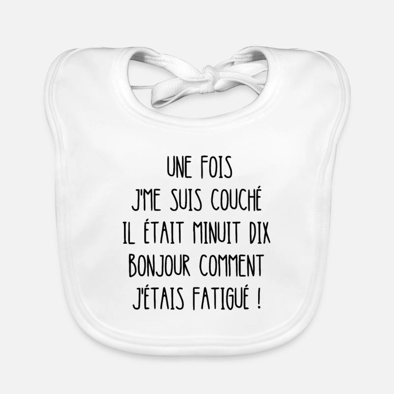 minuit dix Bavoir bio Bébé
