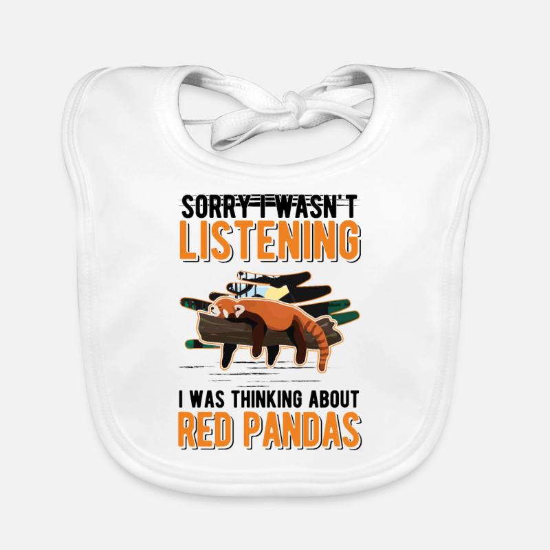 Roter Panda Geschenk Red Panda Baby Bio-Lätzchen