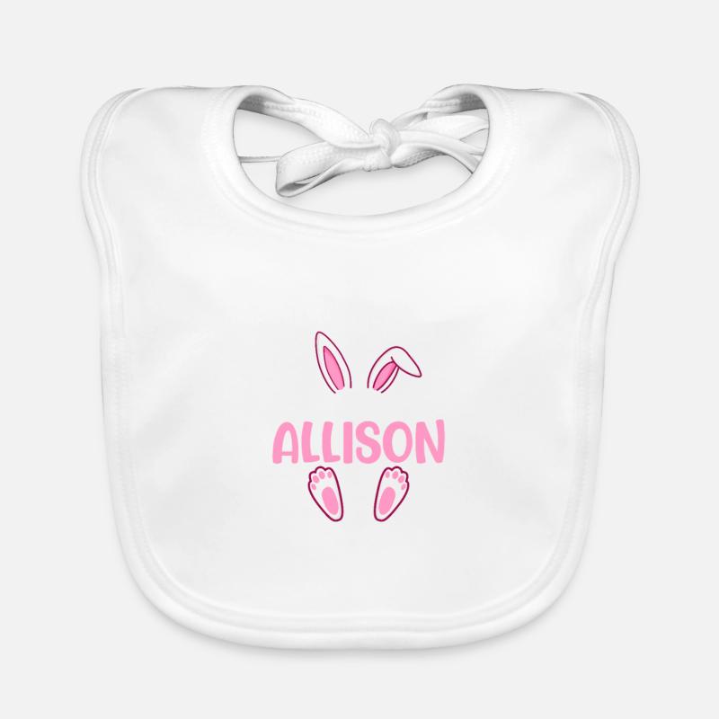 ALLISON Pâques Bavoir bio Bébé
