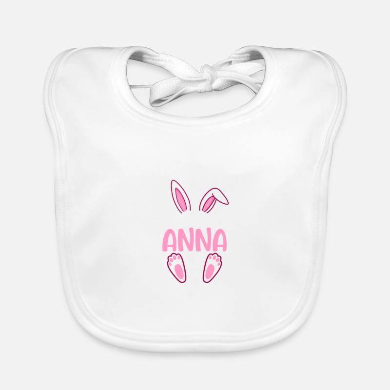 ANNA Easter Organic Baby Bibs
