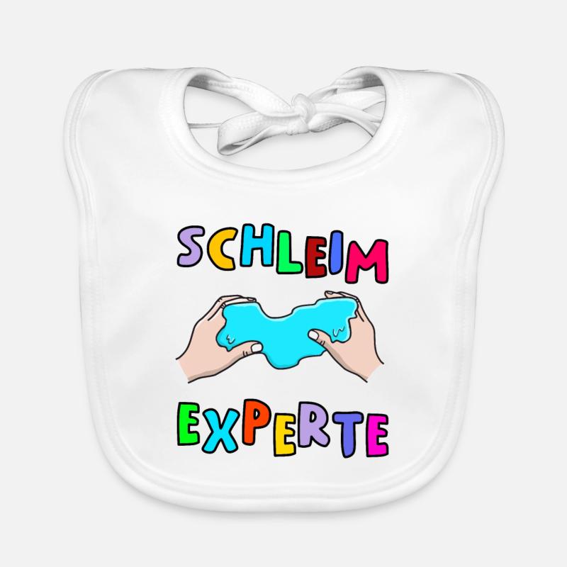 Slime Expert Fluffy Drizzly Cloud Texture Buble Bavoir bio Bébé
