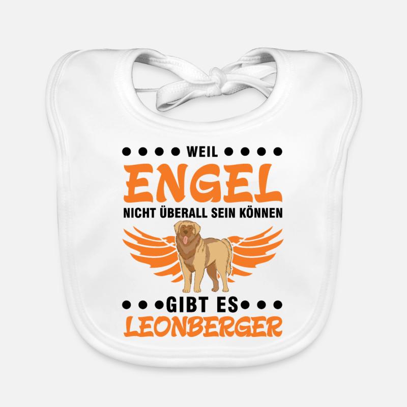 Leonberger Engel Baby Bio-Lätzchen