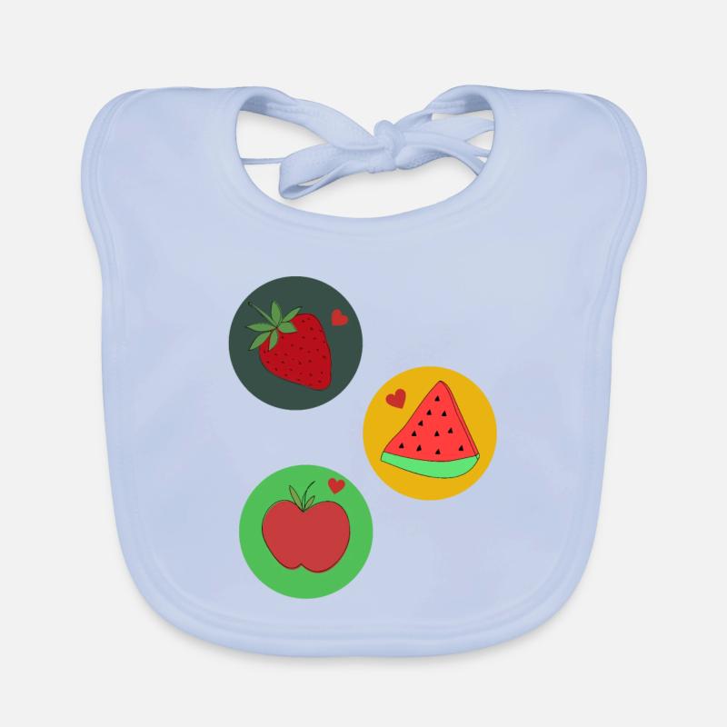 Früchte Baby Bio-Lätzchen