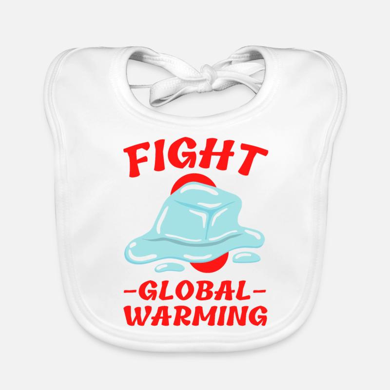 Fight Global Warming Bavoir bio Bébé
