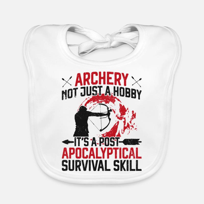 Archery Bow Archer Vintage Archery Baby Bio-Lätzchen