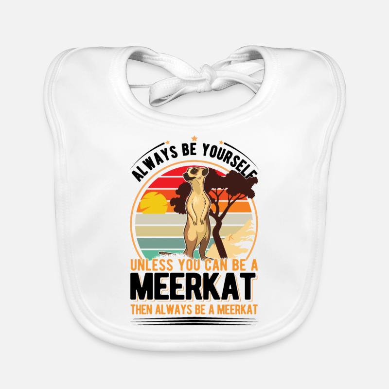 Suricate Cadeau Suricate Suricate Bavoir bio Bébé