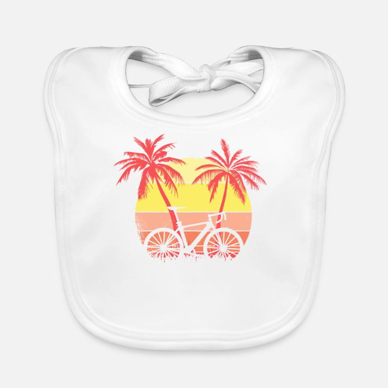 Bicicleta Sunset Sunset de los 80 Bavoir bio Bébé