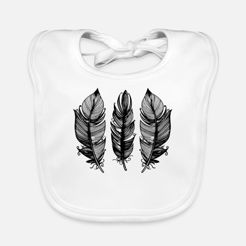 Federn Baby Bio-Lätzchen