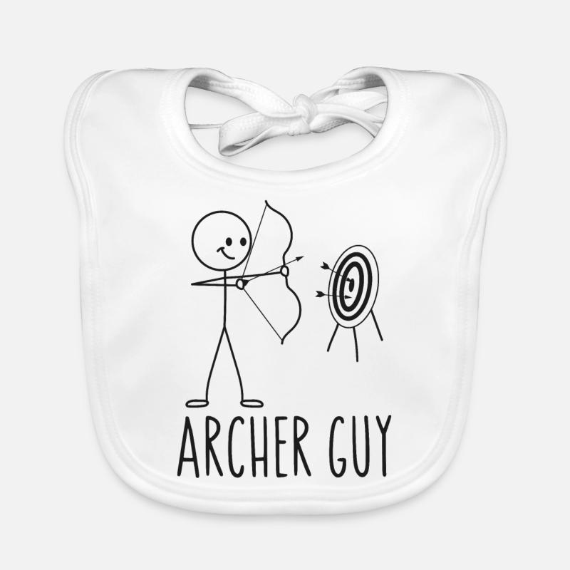 Arc de tir à l’arc Archer vintage Bavoir bio Bébé