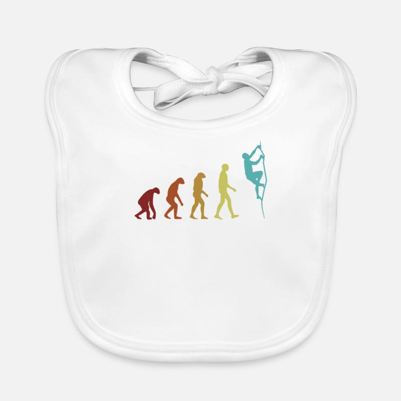 Climbing Evolution Bouldern Speedklettern Kraxler Baby Bio-Lätzchen