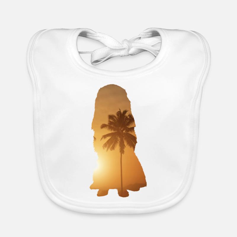 Summer beach - Great Pyrenees Organic Baby Bibs