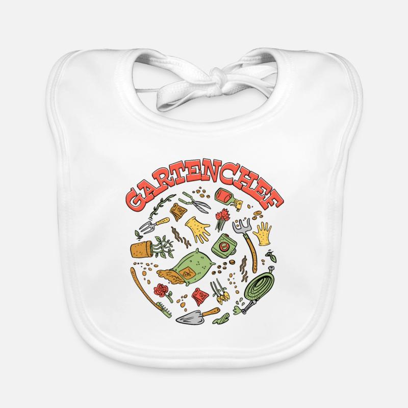 Gartenchef Garten Gärtner Baby Bio-Lätzchen