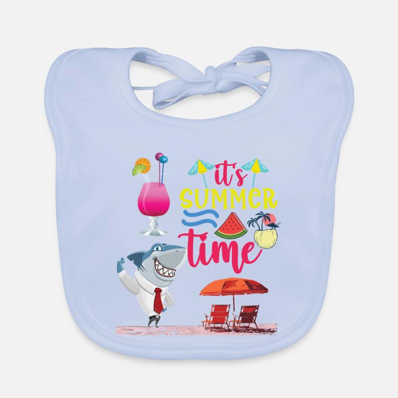 It's Summer Time Bavoir bio Bébé