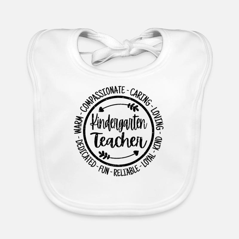 Kindergarten Teacher Organic Baby Bibs