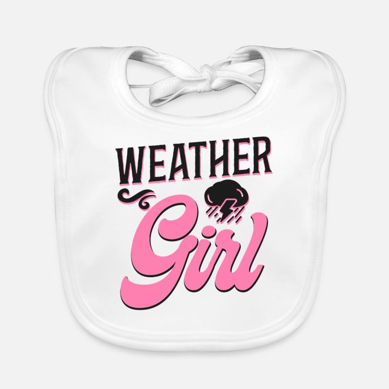 Meteorologist Weather Forecast Organic Baby Bibs