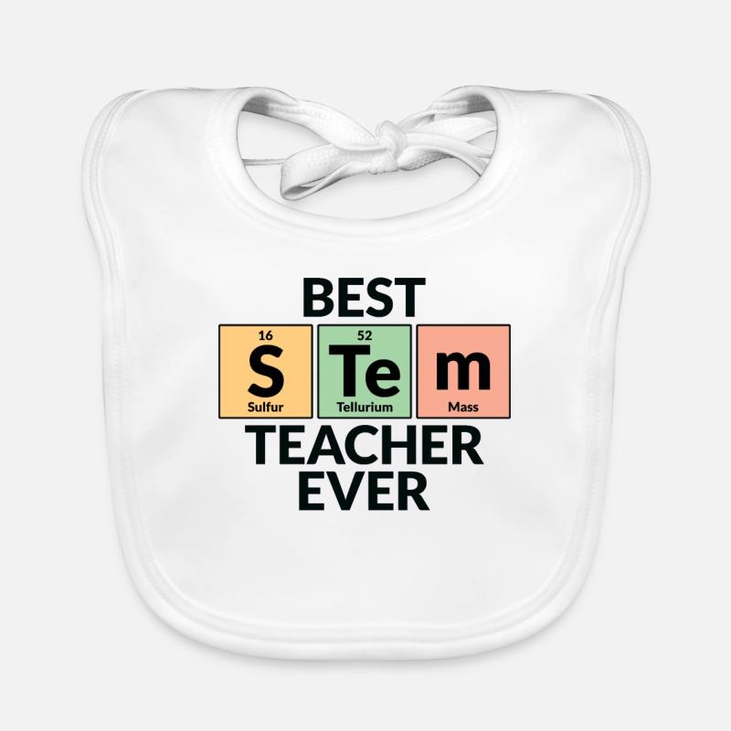 Meilleur professeur de STIM de tous les temps Bavoir bio Bébé