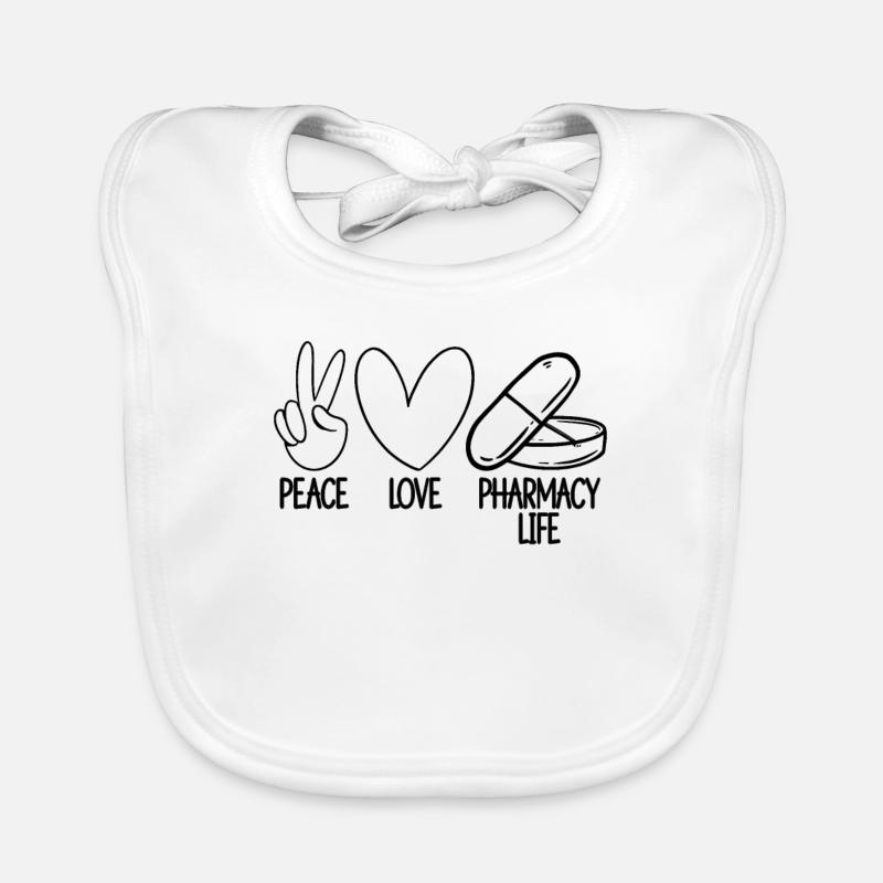 Pharmacy Technician Pharmacy Technician Gift Idea Organic Baby Bibs