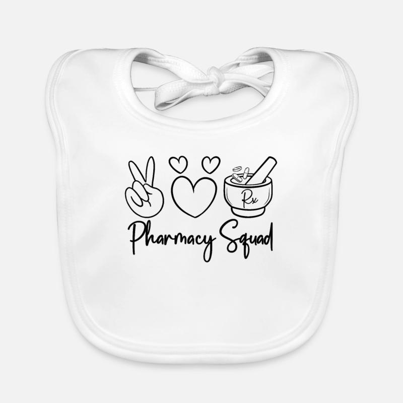 Apotheke Techniker Apothekentechniker Geschenk Baby Bio-Lätzchen
