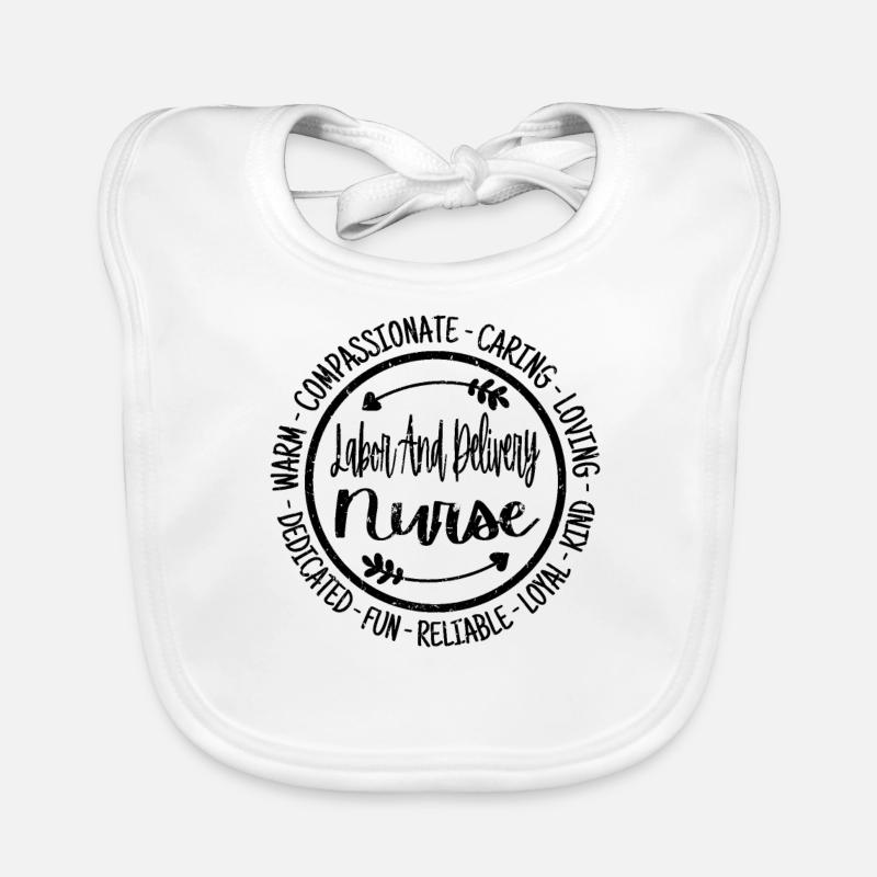 Arbeits- und Entbindungsschwester Baby Bio-Lätzchen