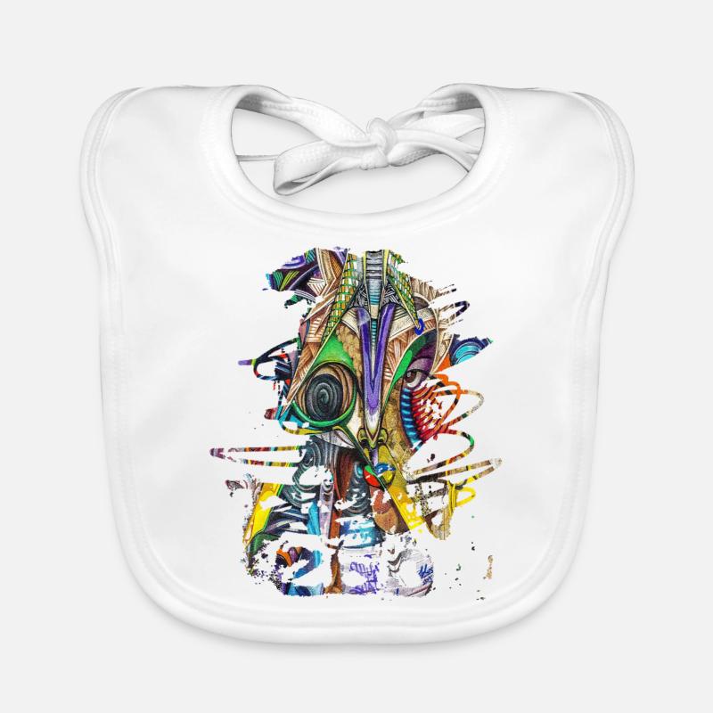 Graffiti art graffiti style graffiti Splash Organic Baby Bibs